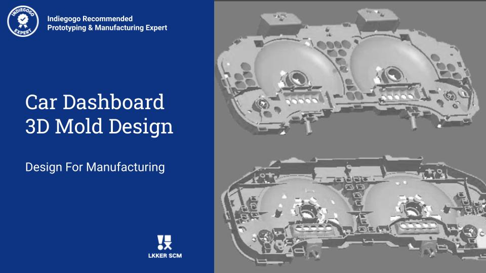 Car Dashboard 3D Mold design