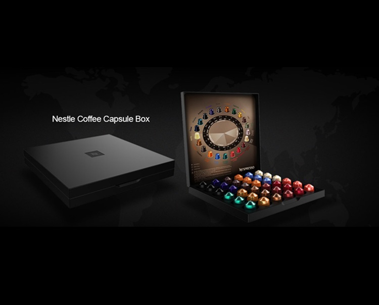 Nestlé coffee capsule box