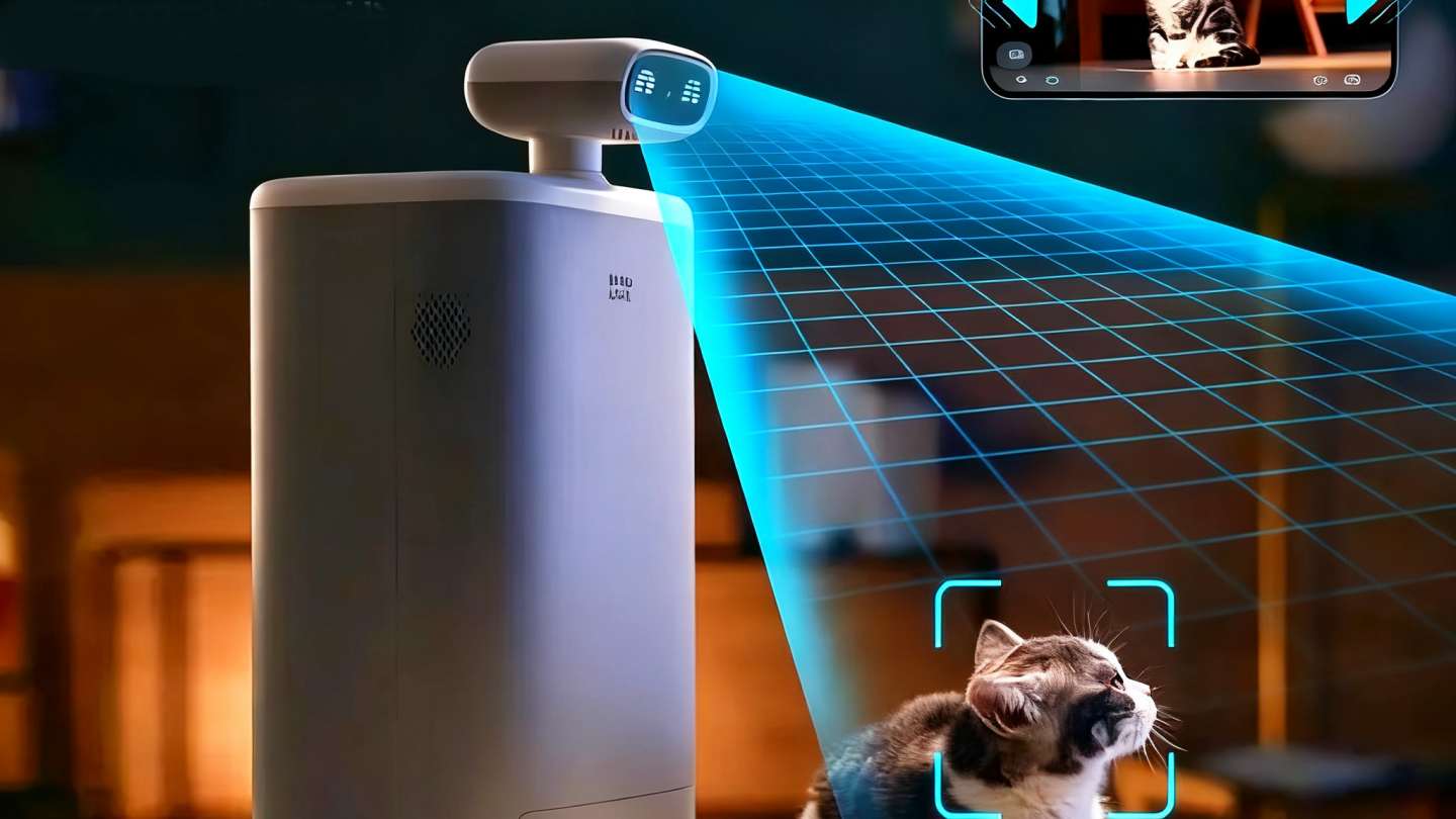 AI Pet feeding robot