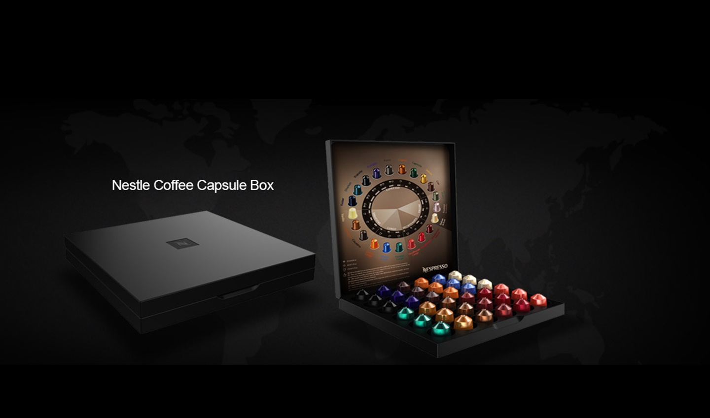 Nestlé coffee capsule box