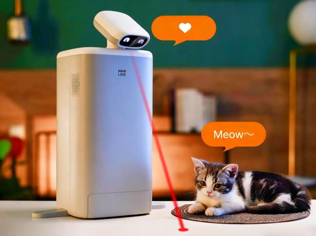 AI Pet feeding robot
