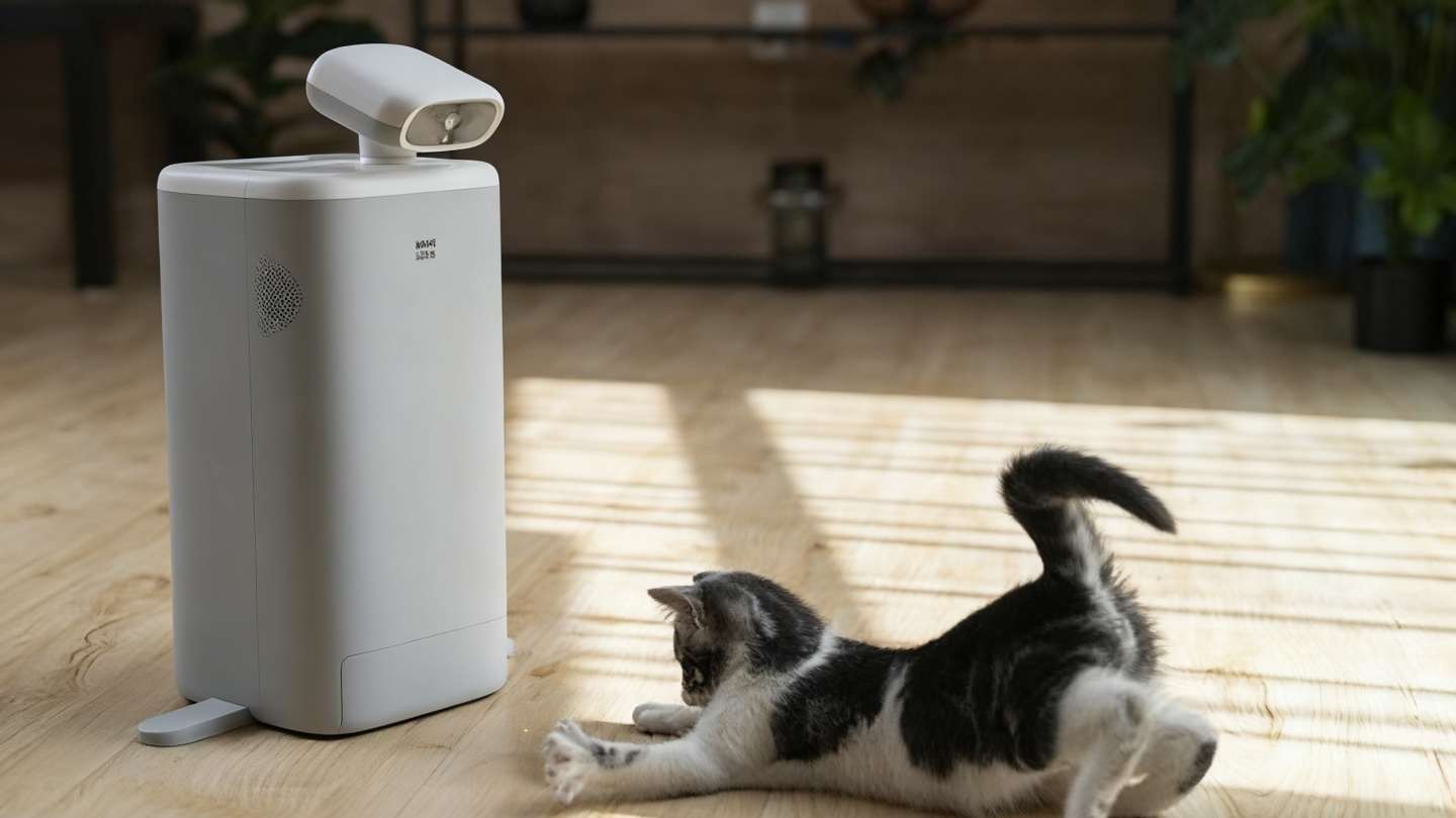 AI Pet feeding robot