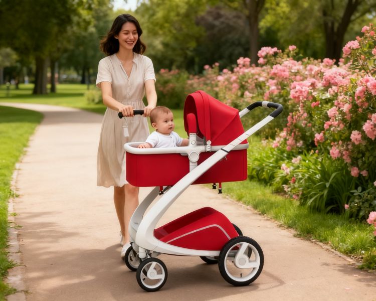 Smart baby stroller