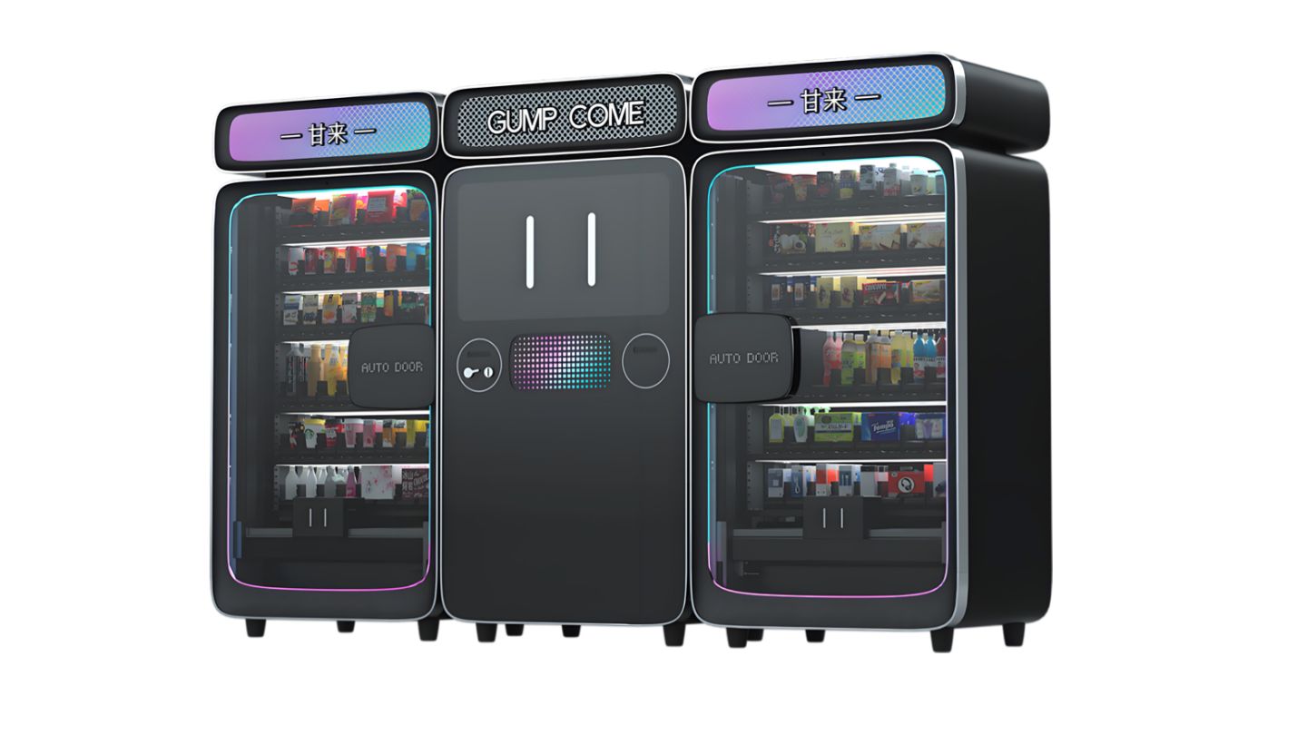 AI-Powered Vending Machine Design - GUMP COME X-MAN by LKK Design