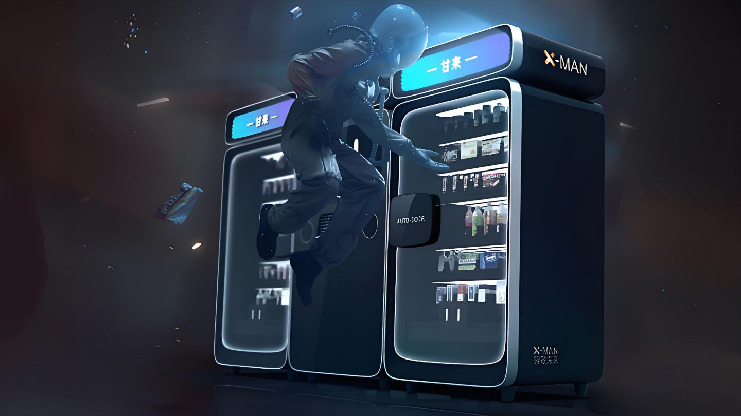Smart vending machine with facial recognition and voice interaction system