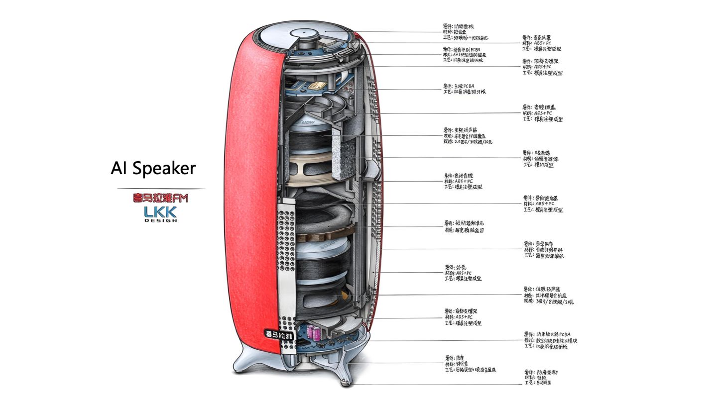 Himalaya AI Speaker Design- mechanical design