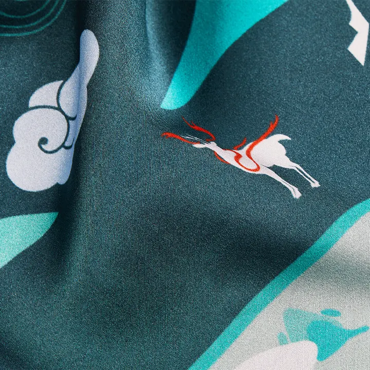 Cultural Silk Scarf Design