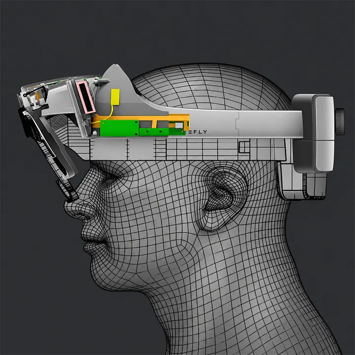mixed reality headset industrial design