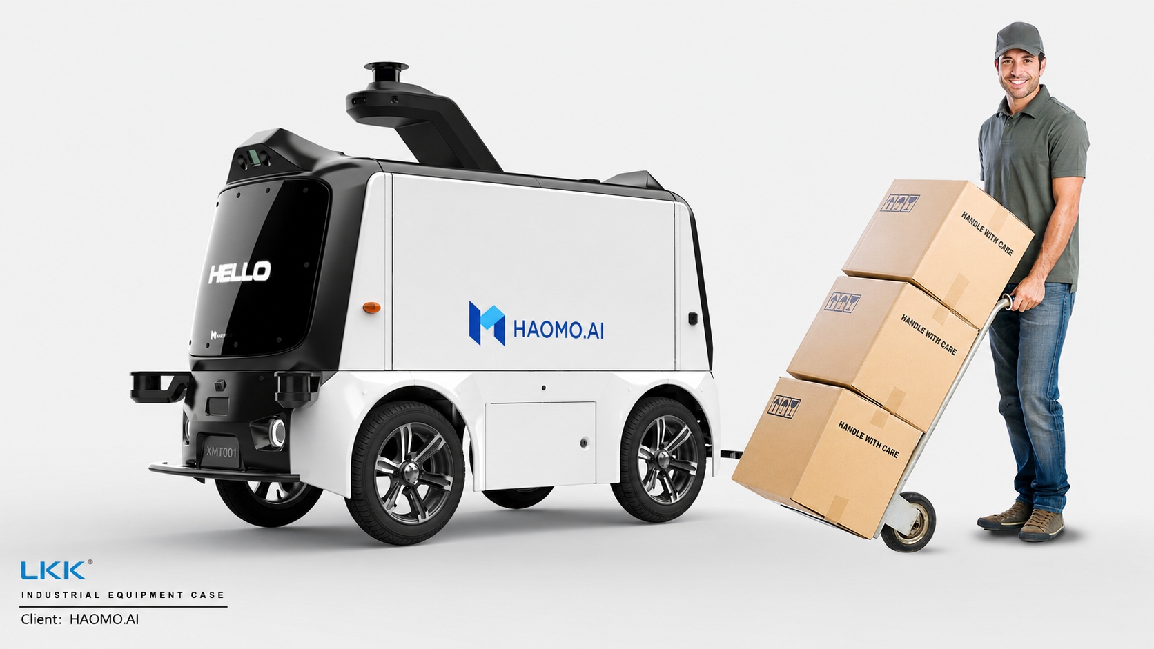 Autonomous Delivery Vehicle Industrial Design