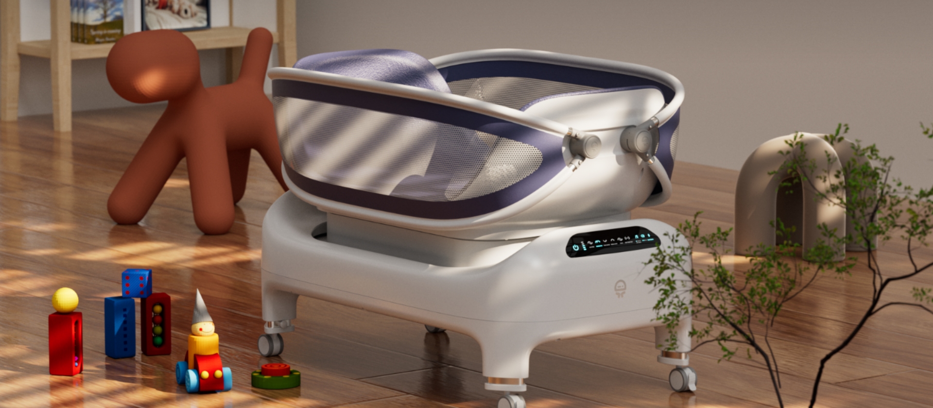 Electric Baby Cradle Design