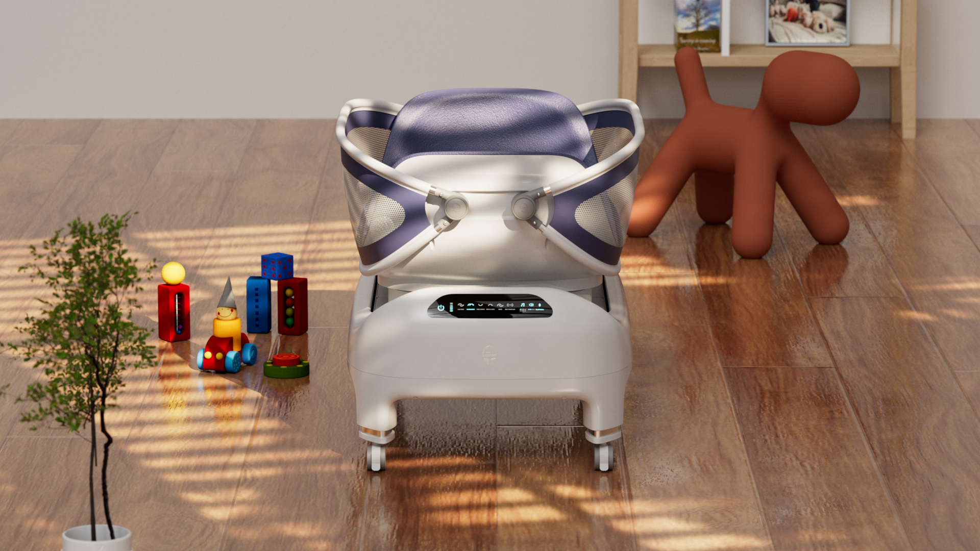 Electric Baby Cradle Design