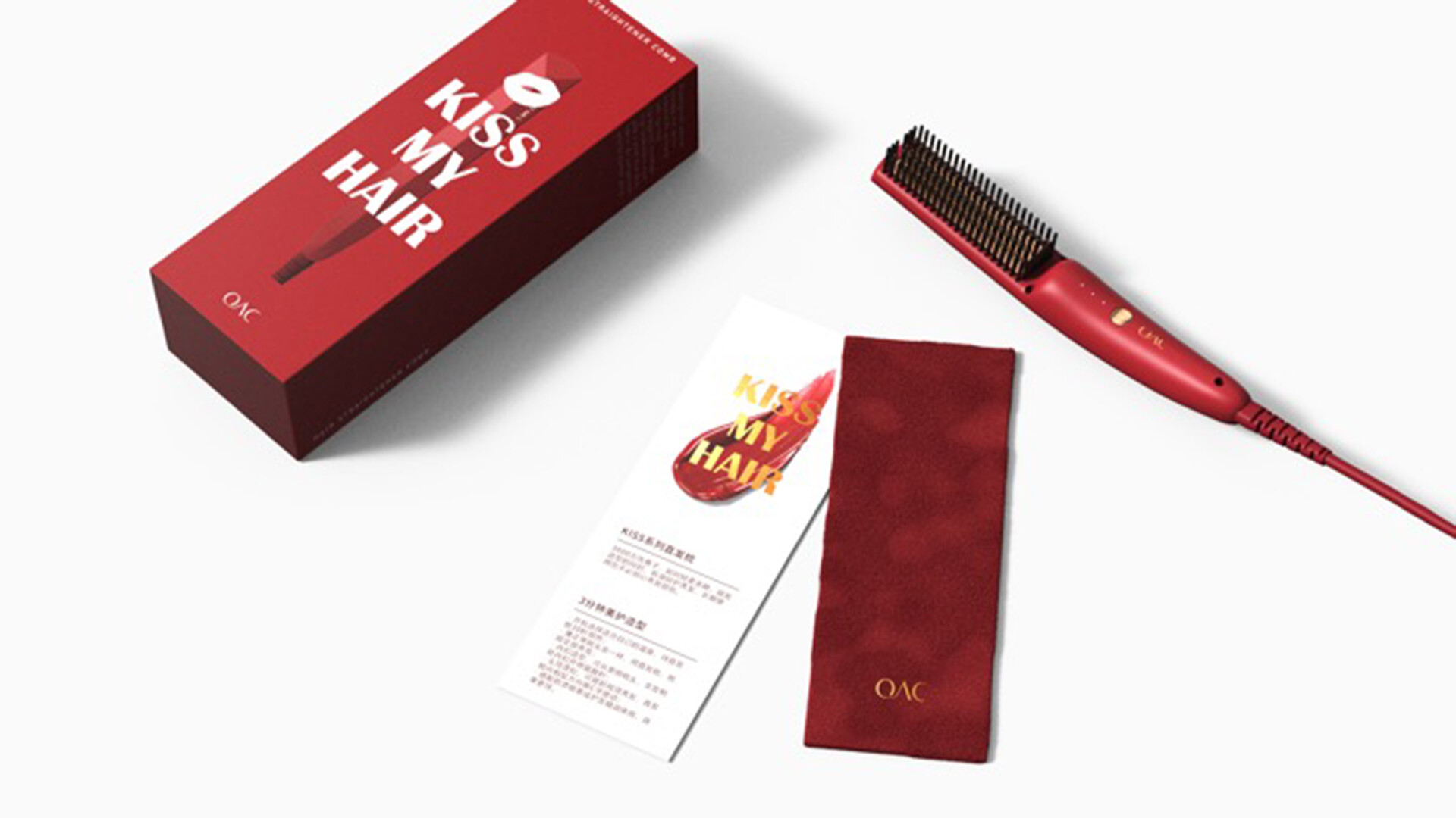 Negative Ion Hair Straightening Brush Design