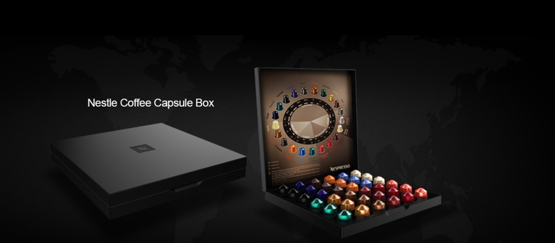 Nestlé coffee capsule box