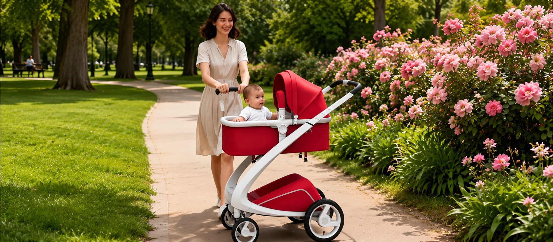 Smart baby stroller