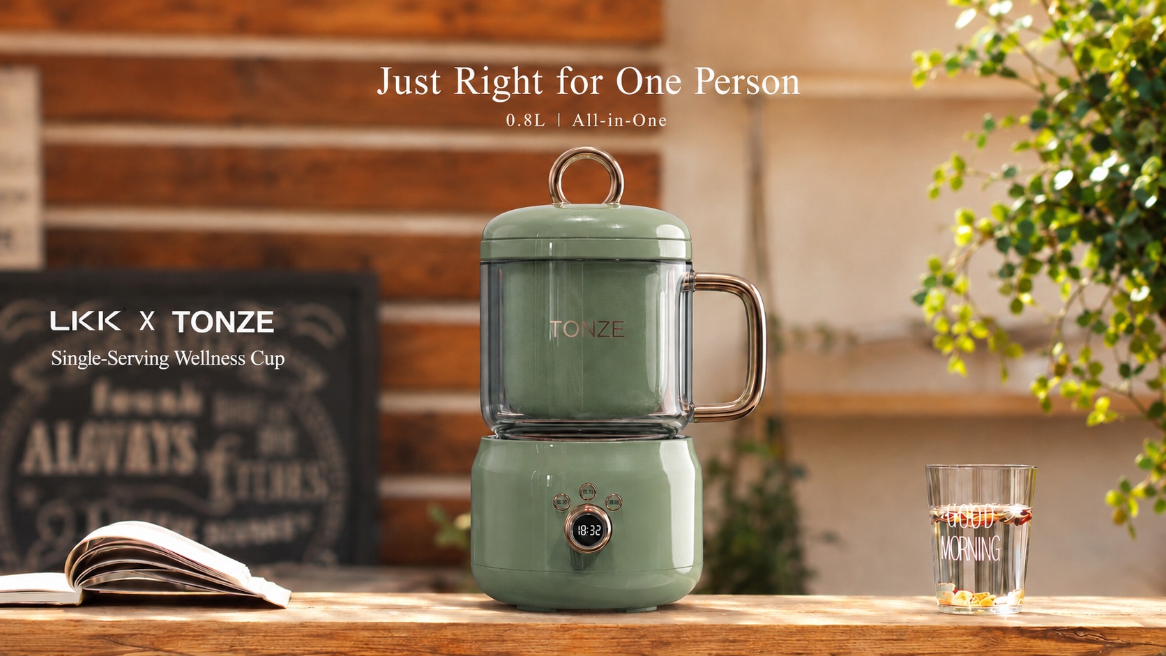 TONZE Mini Double Boiler