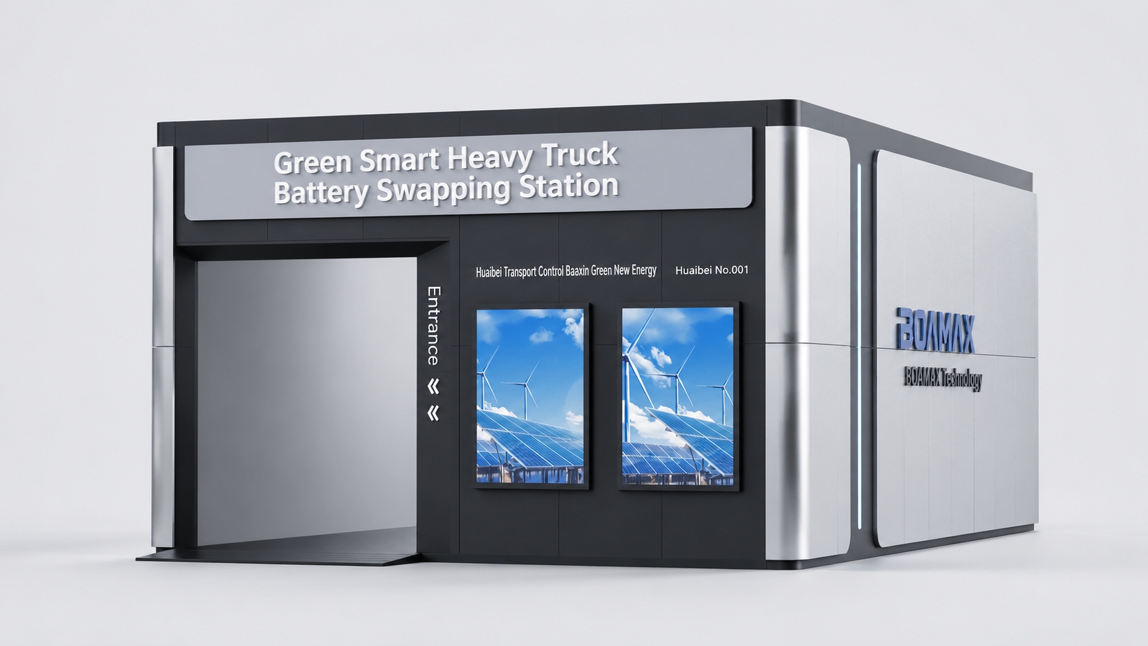 Truck Battery Swapping Station Design
