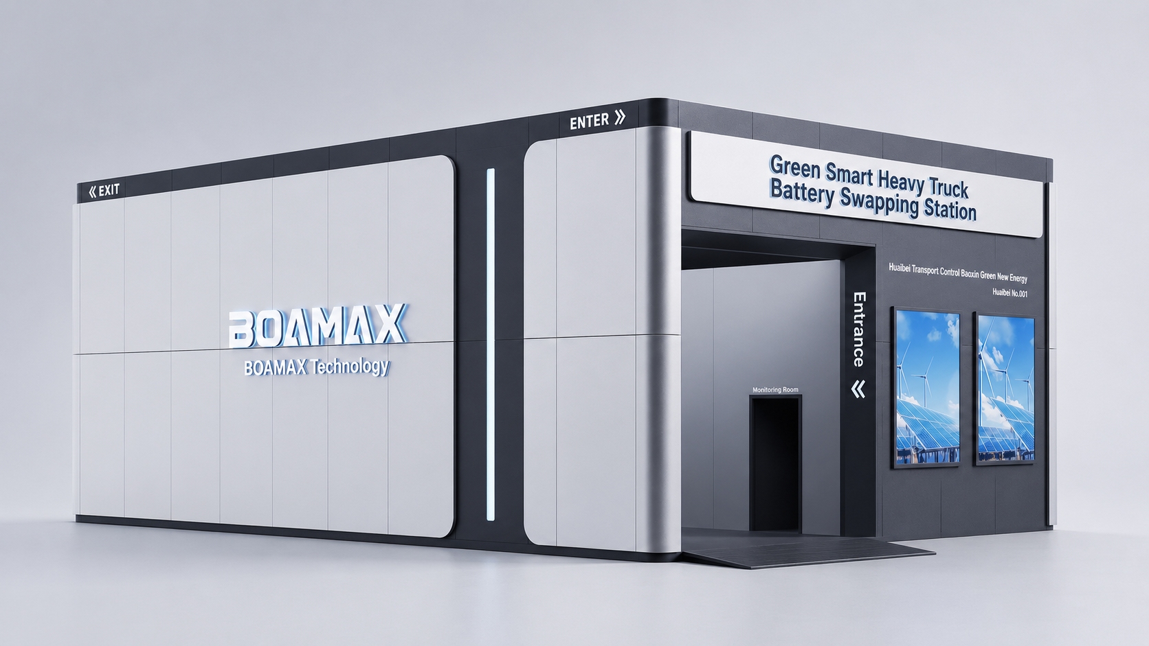 Truck Battery Swapping Station Design